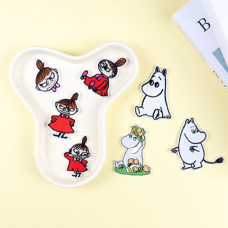 Embroidery Patch - 무민 귀여운 만화 자수 패치 DIY