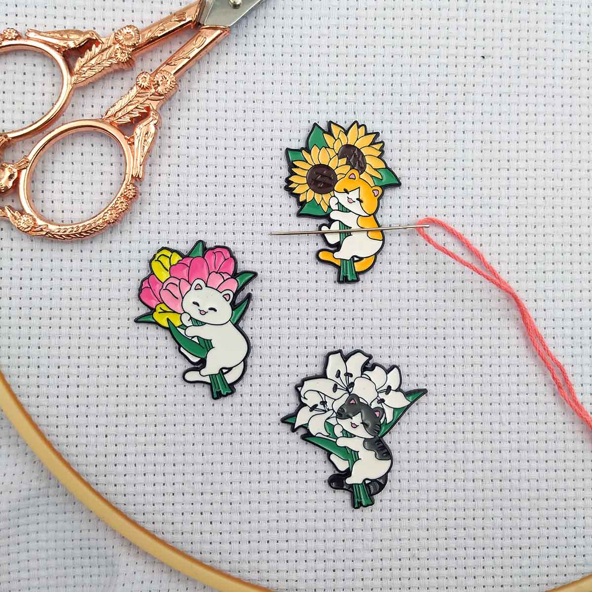 Needle Minder Magnet - 크로스 스티치 용 마그네틱 니들 마인더,