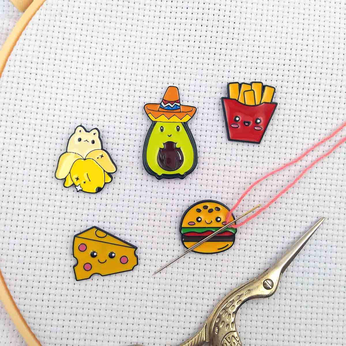 Needle Minder Magnet - 크로스 스티치용 마그네틱 바늘 마인더, 귀여운