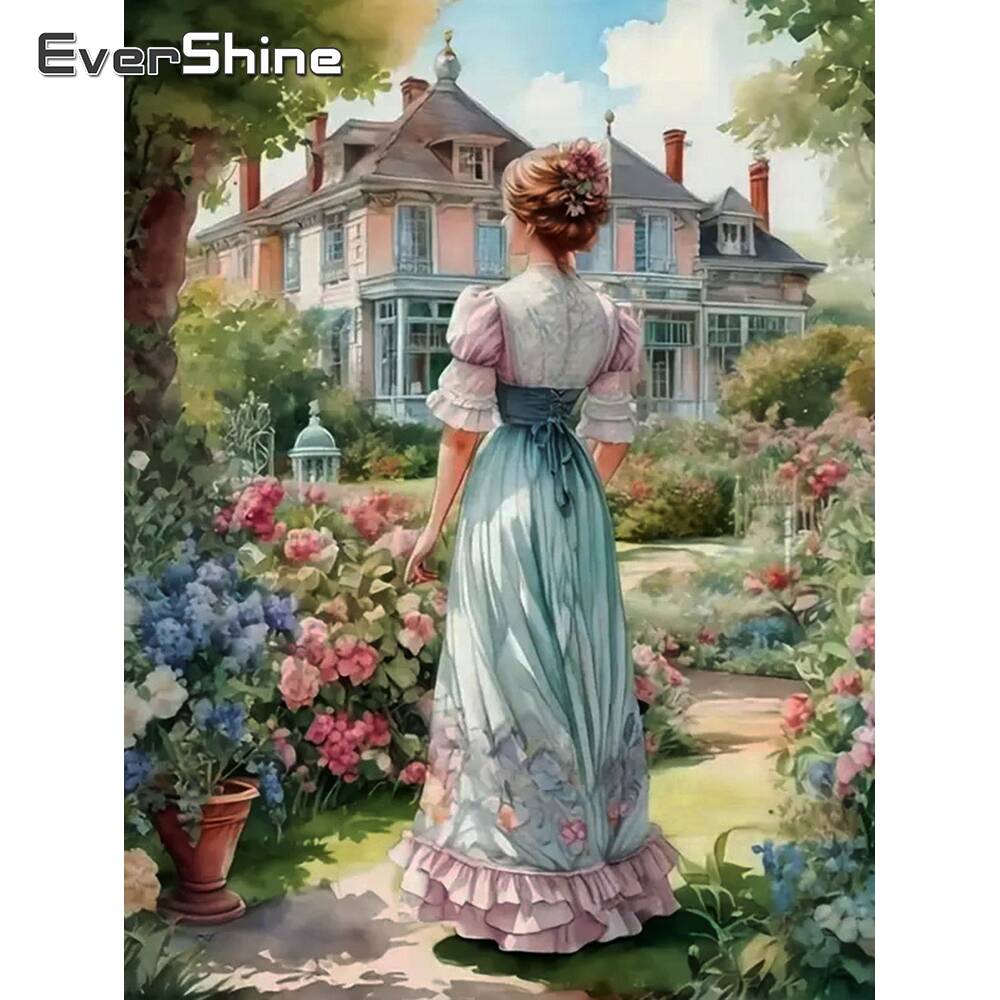 Embroidery Garden - Evershine 다이아몬드 페인팅 러브 하트 스톤