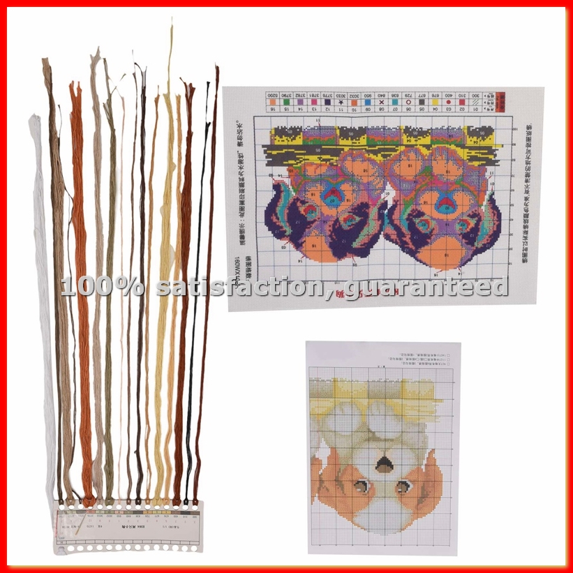 Embroidery Print - DIY 손뜨개질 프린트 세트 자수 세트