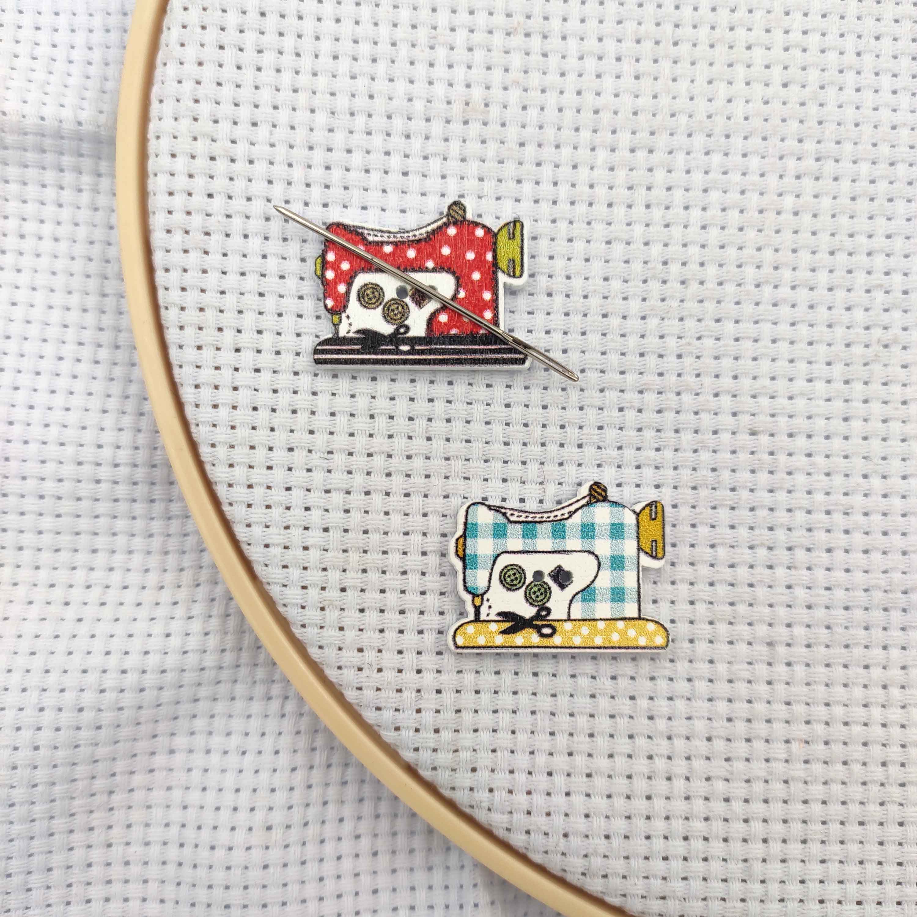Needle Minder Magnet - 바늘 Minders 나무 재봉틀 2pcs 바늘