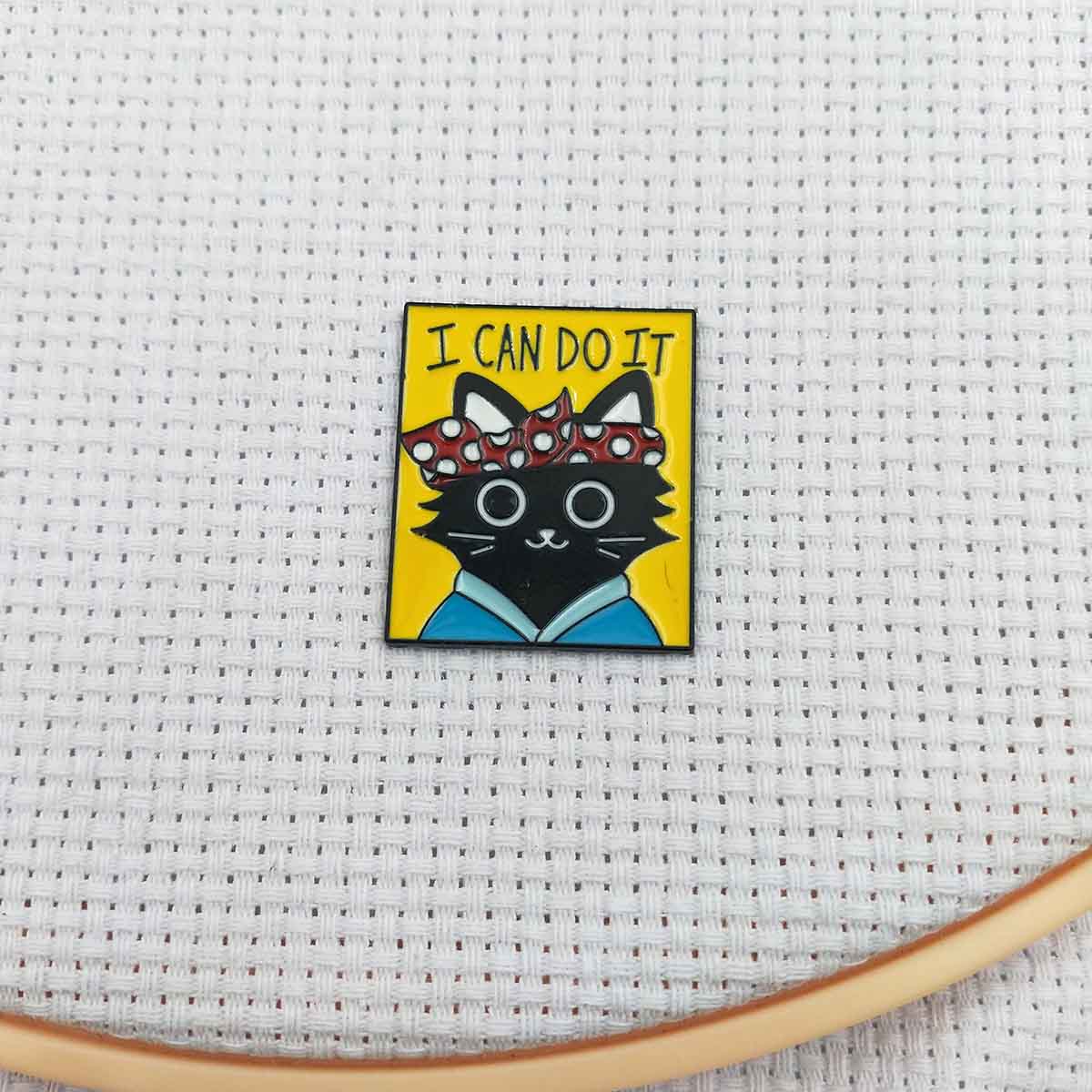 십자수 바늘꽂이 자석, 만화 스타일 고양이 바늘꽂이,  - Needle Minder Magnet 리뷰 및 가격