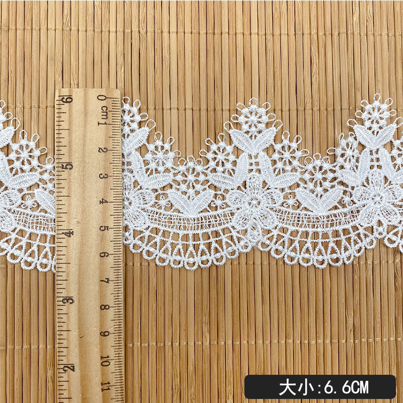 2 야드 6.6Cm 중공 자수 꽃 레이스 리본 패브릭  - Embroidery Ribbon 리뷰 및 가격