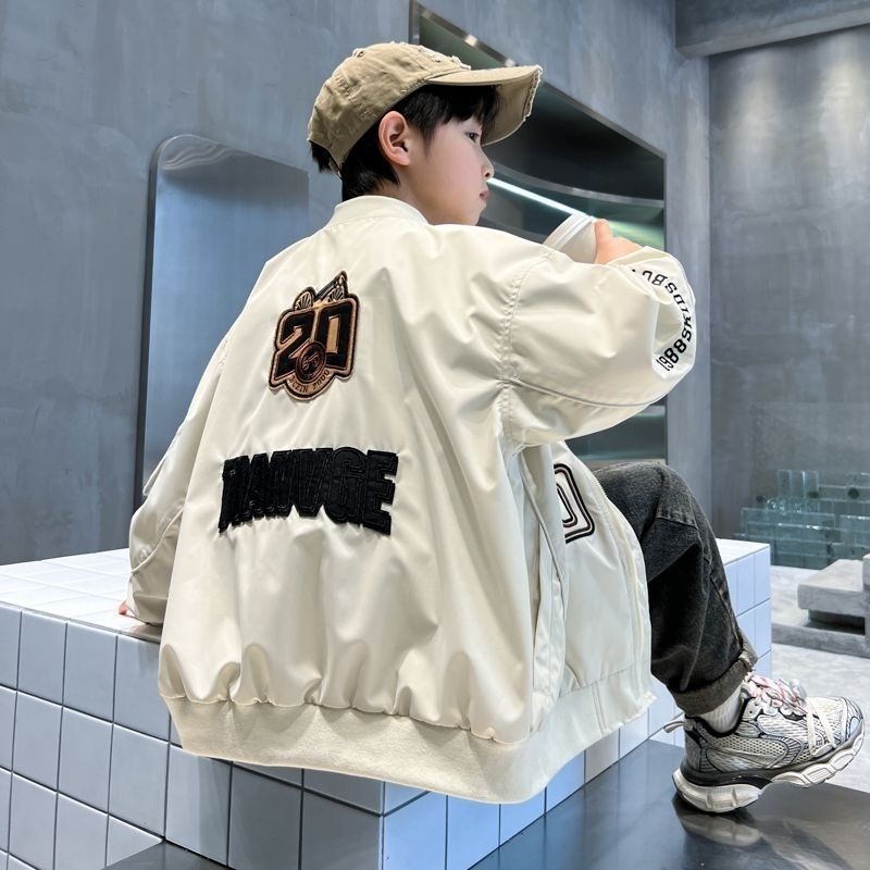 2025년 신상 소년 야구 재킷 봄 가을 어린이 경량  - Embroidery Jacket 리뷰 및 가격