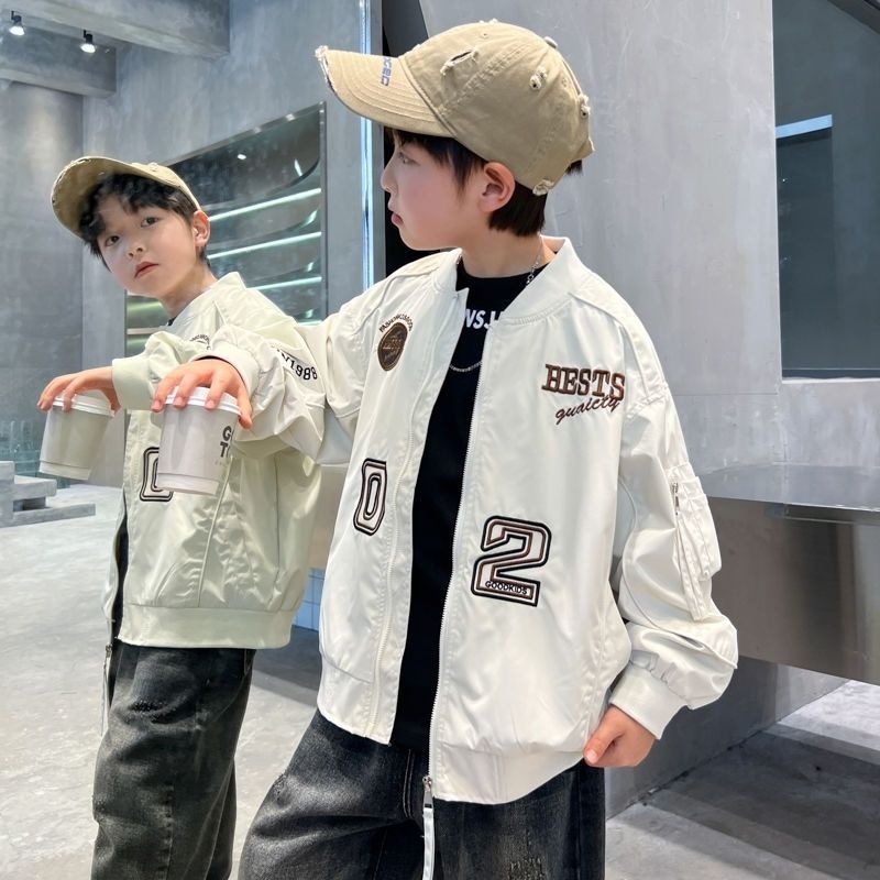 2025년 신상 소년 야구 재킷 봄 가을 어린이 경량  - Embroidery Jacket 리뷰 및 가격