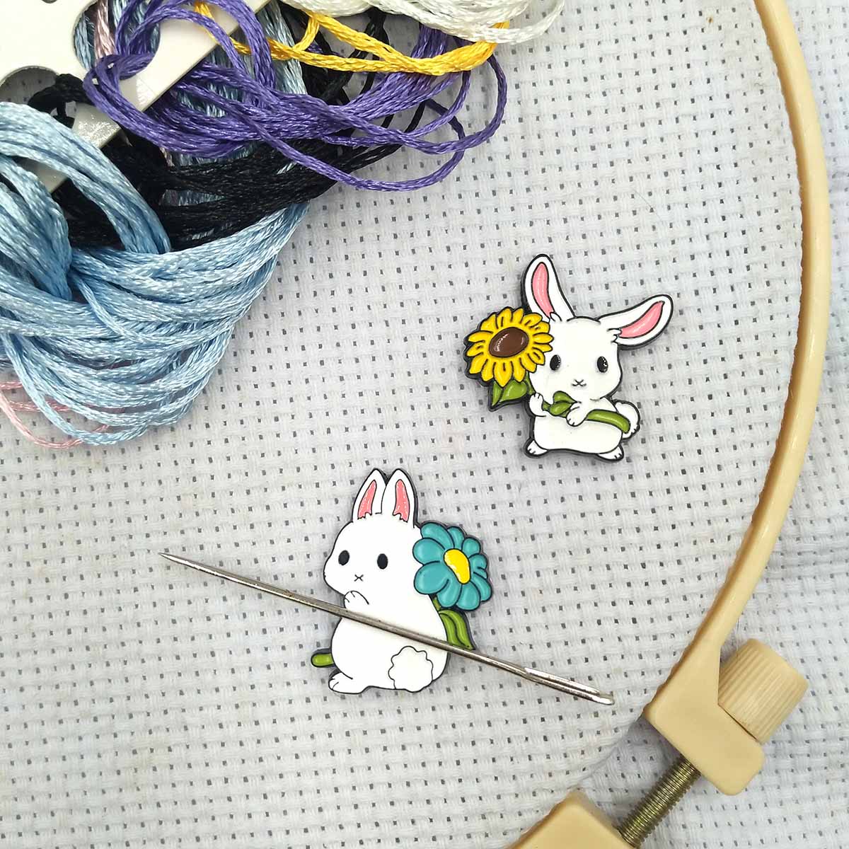니들 믹서 래빗, 크로스 스티치용 토끼 모양 자석 바늘 - Needle Minder Magnet 리뷰 및 가격
