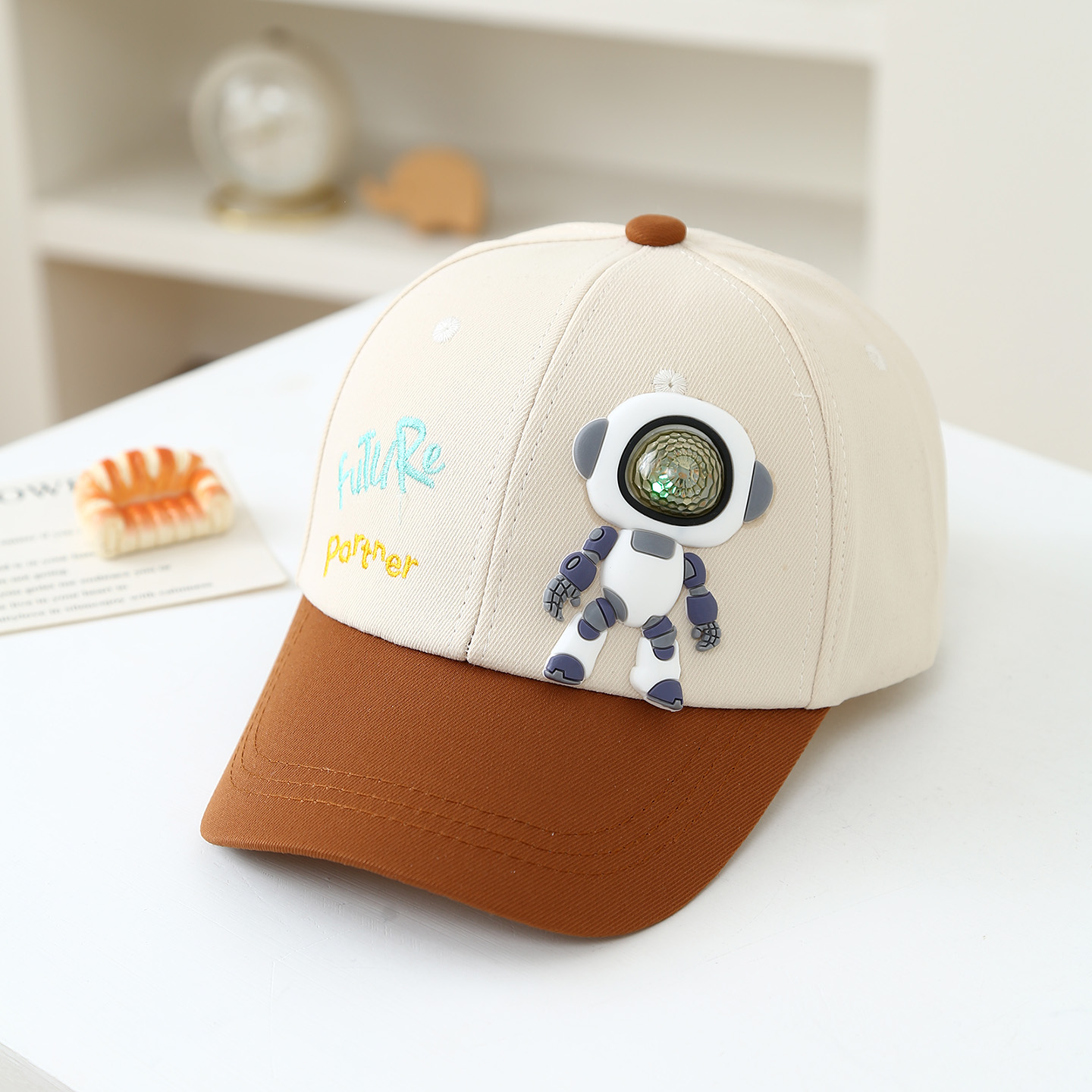 어린이용 부드러운 고무 로봇 인형과 '퓨처 파트너' 다 - Embroidery Cap 리뷰 및 가격