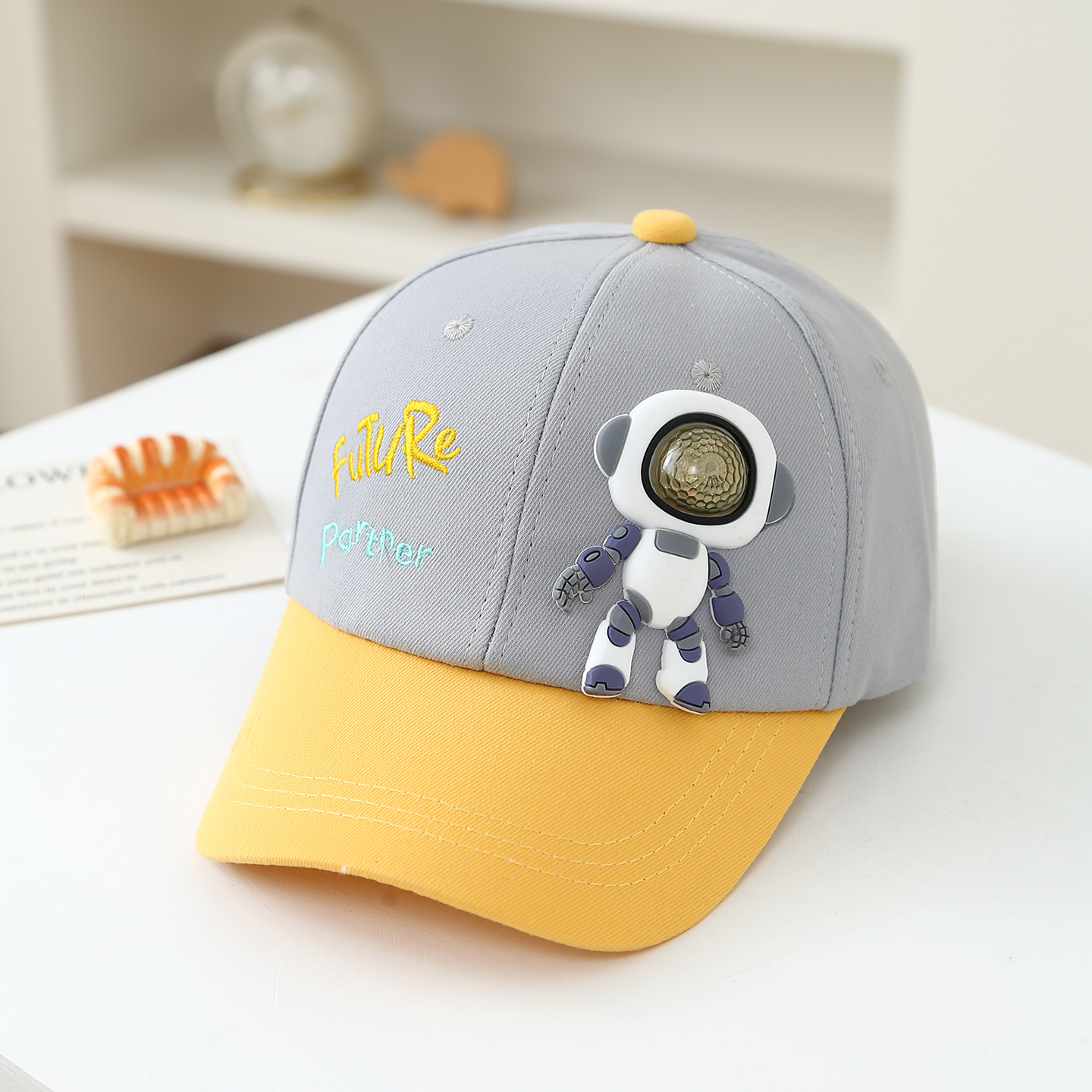 어린이용 부드러운 고무 로봇 인형과 '퓨처 파트너' 다 - Embroidery Cap 리뷰 및 가격
