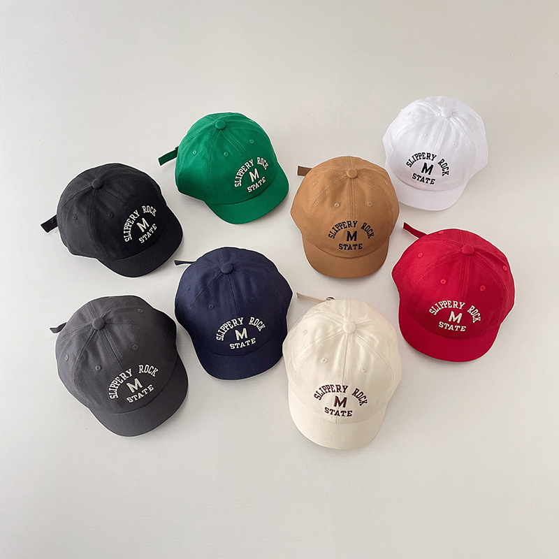 새로운 캐주얼 레터 캡 베이비 심플 클래식 피크드 캡  - Embroidery Cap 리뷰 및 가격