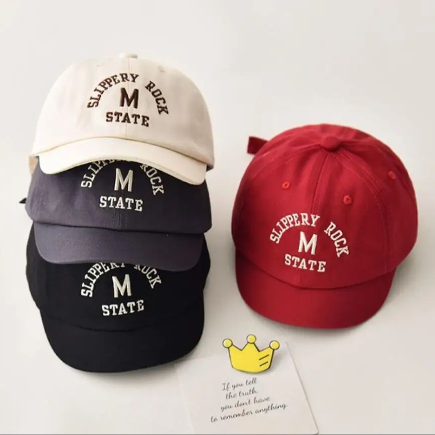 새로운 캐주얼 레터 캡 베이비 심플 클래식 피크드 캡  - Embroidery Cap 리뷰 및 가격