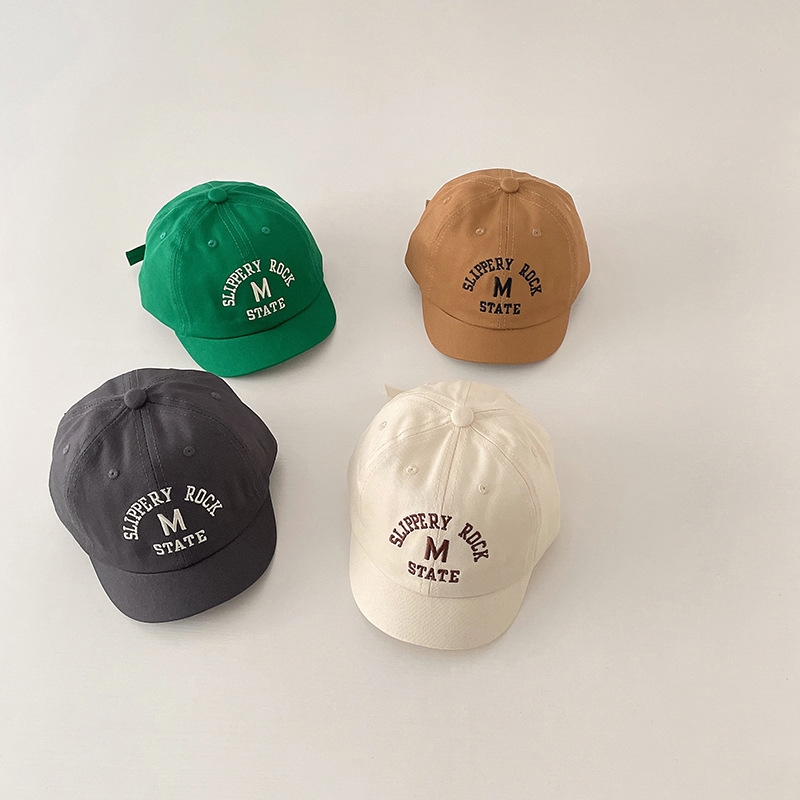 새로운 캐주얼 레터 캡 베이비 심플 클래식 피크드 캡  - Embroidery Cap 리뷰 및 가격