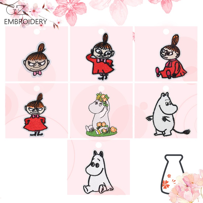 무민 귀여운 만화 자수 패치 DIY 장식용 다리미 부착 - Embroidery Patch 리뷰 및 가격