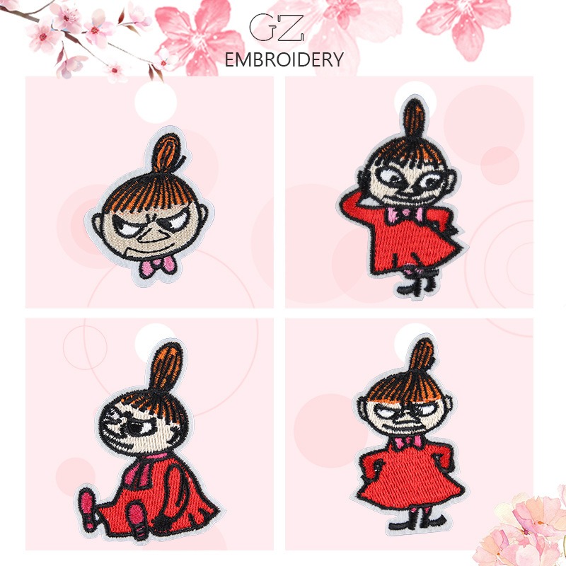 무민 귀여운 만화 자수 패치 DIY 장식용 다리미 부착 - Embroidery Patch 리뷰 및 가격