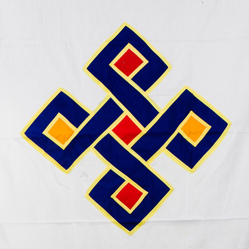 티베트 불교 문 커튼 수제 면직물, 길조 매듭 자수 장 - Embroidery Knot 리뷰 및 가격