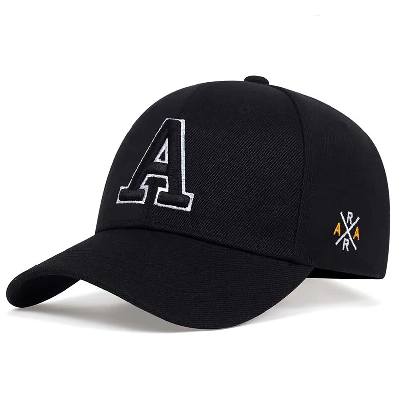유니섹스 A 레터 사이드 자수 야구 모자 봄 가을 야외 - Embroidery Cap 리뷰 및 가격