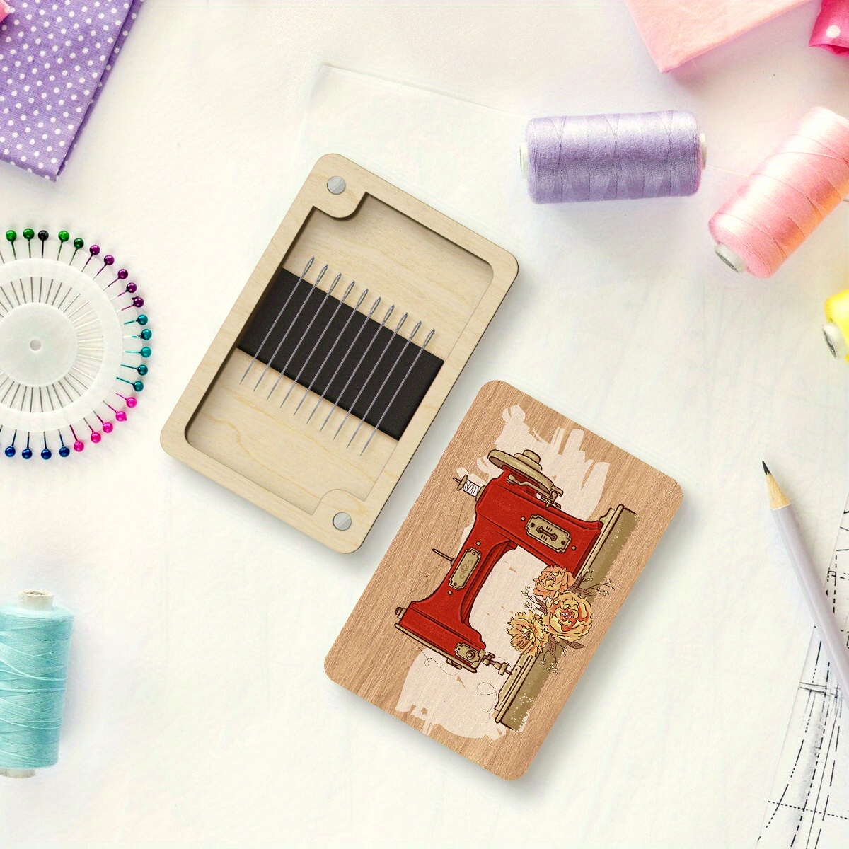 나무 자석 버클 바느질 바늘 상자 – 바늘과 실을 위한 - Needle Minder Magnet 리뷰 및 가격