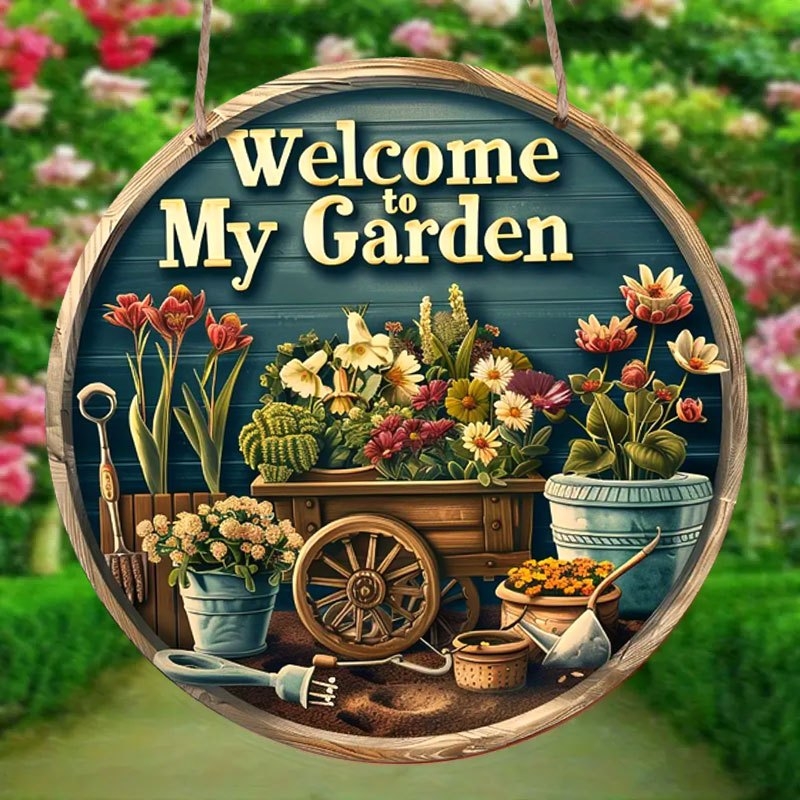 1 조각 2D 내 정원에 오신 것을 환영합니다 실내 및 - Embroidery Garden 리뷰 및 가격