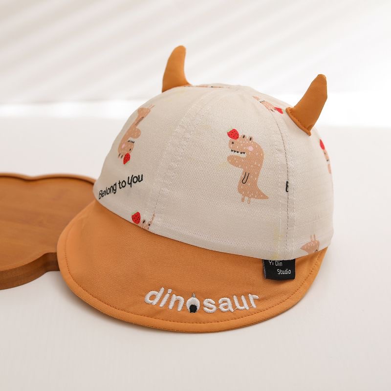 아기용 3D 프린팅된 작은 공룡 모양의 부드러운 챙 야 - Embroidery Cap 리뷰 및 가격