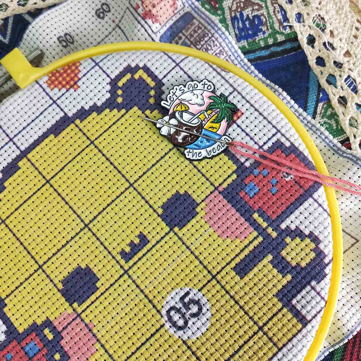 풍경 니들 마인더, 자연 풍경 자석 니들 홀더 (십자수 - Needle Minder Magnet 리뷰 및 가격