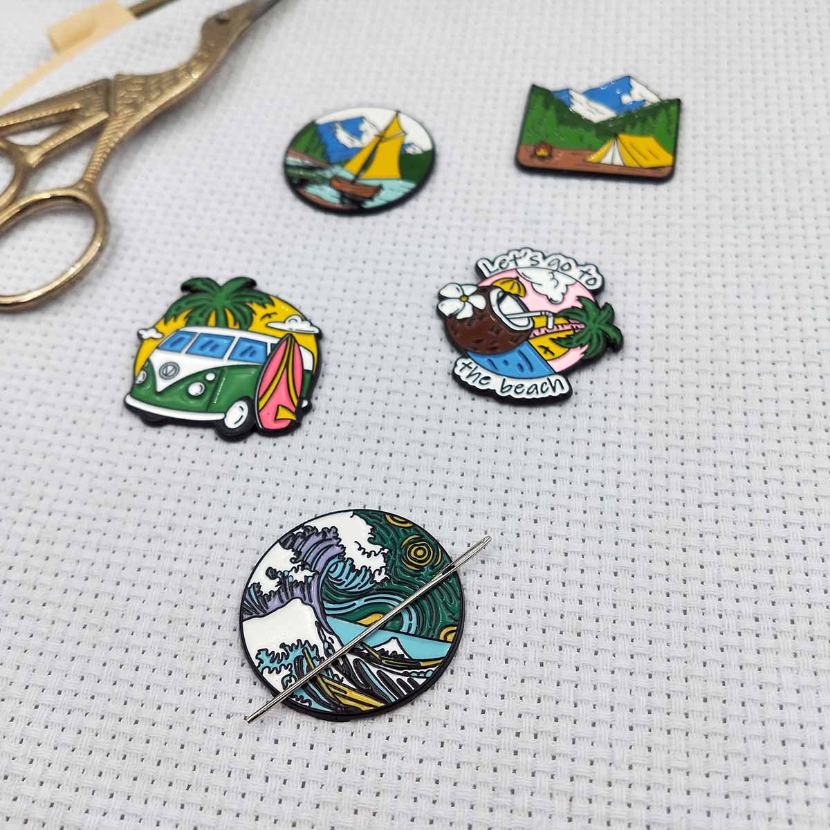 풍경 니들 마인더, 자연 풍경 자석 니들 홀더 (십자수 - Needle Minder Magnet 리뷰 및 가격