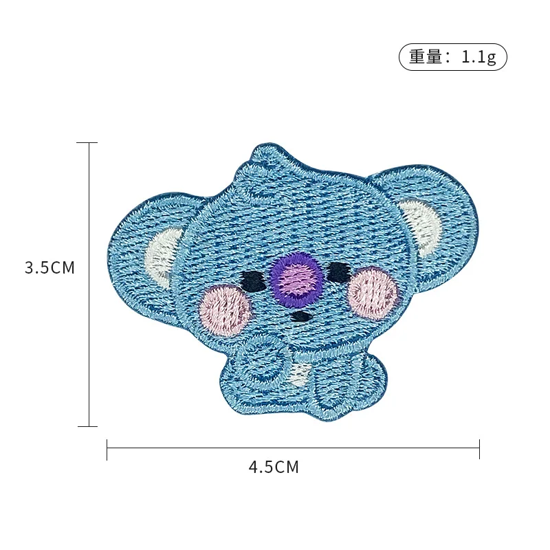라인프렌즈 BT21 모든 캐릭터 자수 자가 접착 패치, - Embroidery Patch 리뷰 및 가격