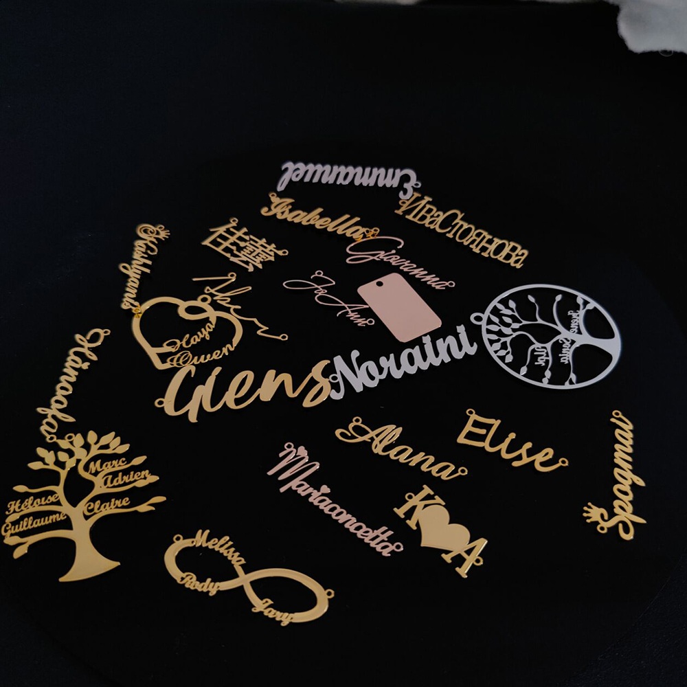 개인화 된 이름 펜던트 편지 로고 스테인레스 스틸 스티 - Embroidery Writing 리뷰 및 가격