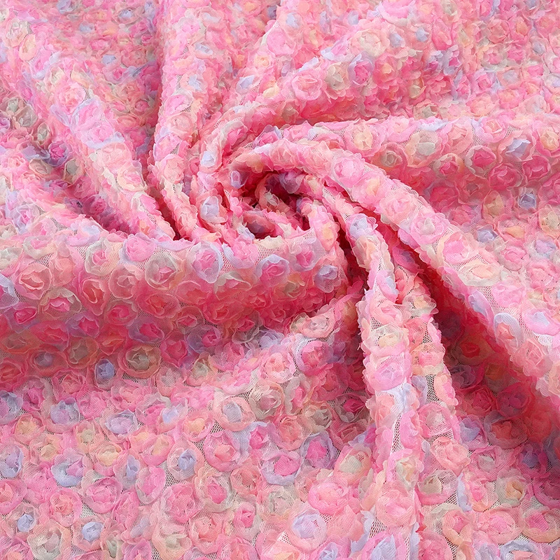 화려한 3D 꽃 자수 리본 원단 속이 비치는 장미 모란 - Embroidery Ribbon 리뷰 및 가격