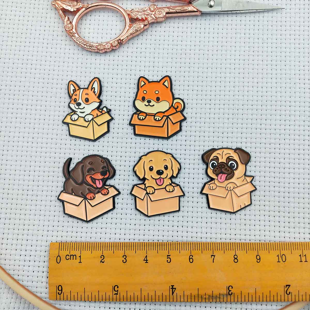 크로스 스티치용 자석 바늘꽂이, 강아지 모양 바늘 보관 - Needle Minder Magnet 리뷰 및 가격
