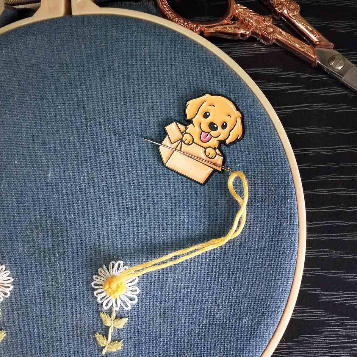 크로스 스티치용 자석 바늘꽂이, 강아지 모양 바늘 보관 - Needle Minder Magnet 리뷰 및 가격