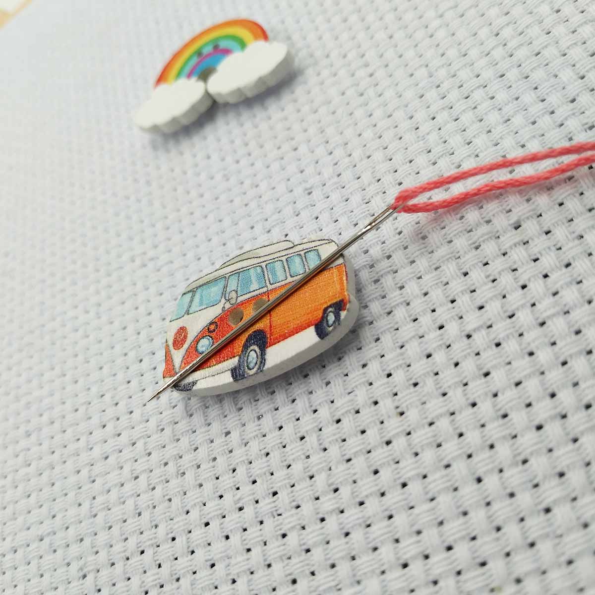 바늘 Minders 나무 재봉틀 2pcs 바늘 홀더 자 - Needle Minder Magnet 리뷰 및 가격